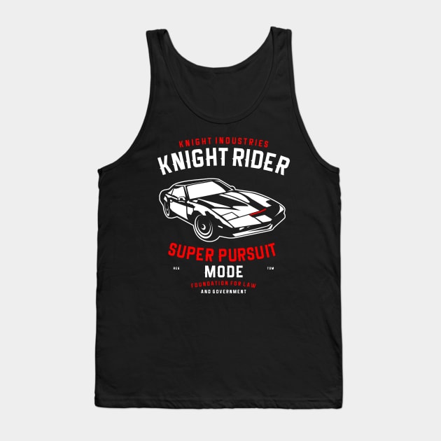 Knight Rider Tank Top by OniSide